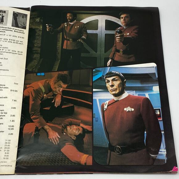 Vintage 1982 Star Trek 2 Wrath of Khan Movie Souvenir Collectible Program 12"x9" - Picture 9 of 16